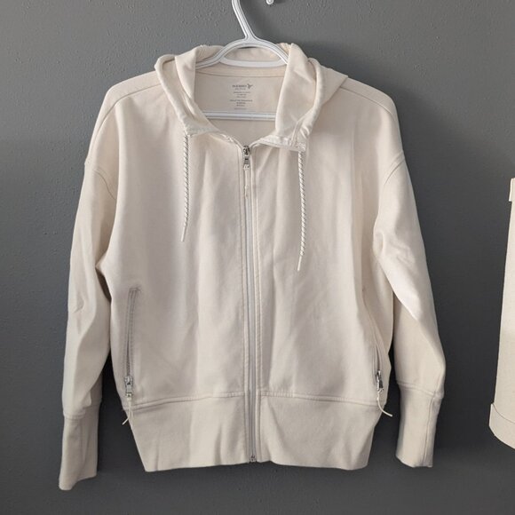 Cream full zip hoddie - Picture 1 of 4